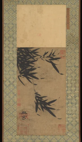 Wind in Bamboo by Unidentified Artist, painting, 1368-1644