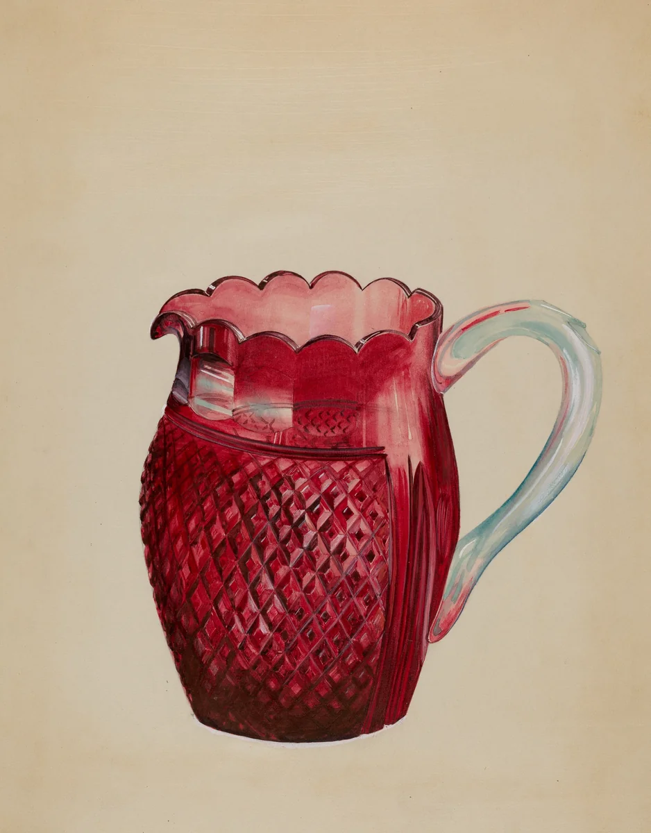 Pitcher by Ralph Atkinson, index of american design, 1936