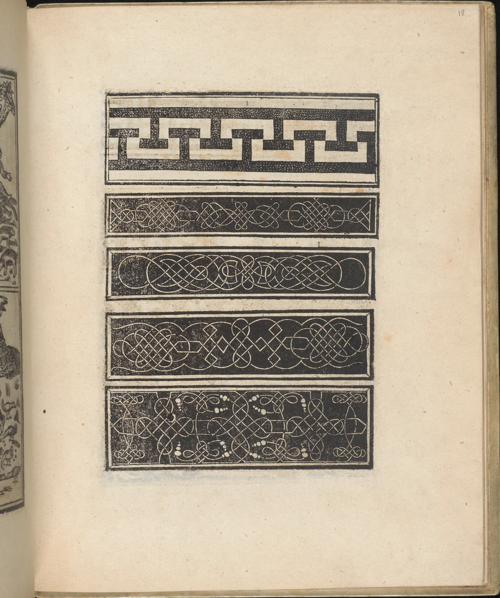 Trionfo Di Virtu. Libro Novo..., page 18 (verso) by Matteo Pagano, book, 1563