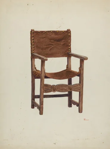 Arm Chair by Hal Blakeley, index of american design, 1941