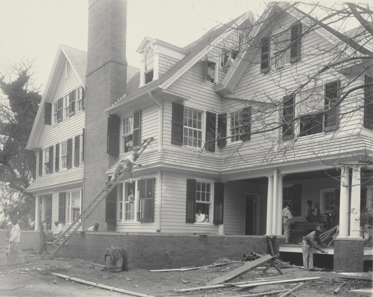 The Treasurer's Residence. Built and finished largely by students by Frances Benjamin Johnston, photograph, 1899