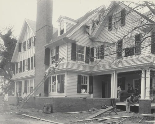 The Treasurer's Residence. Built and finished largely by students by Frances Benjamin Johnston, photograph, 1899
