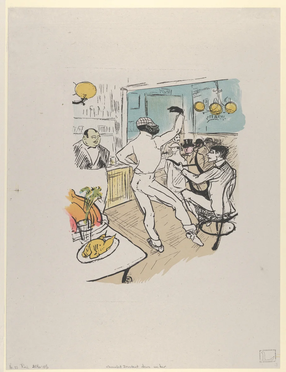 Chocolat Dansant by Henri de Toulouse-Lautrec, print, 1896