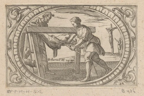H. Aurea by Antonio Tempesta, print, 1565-1630