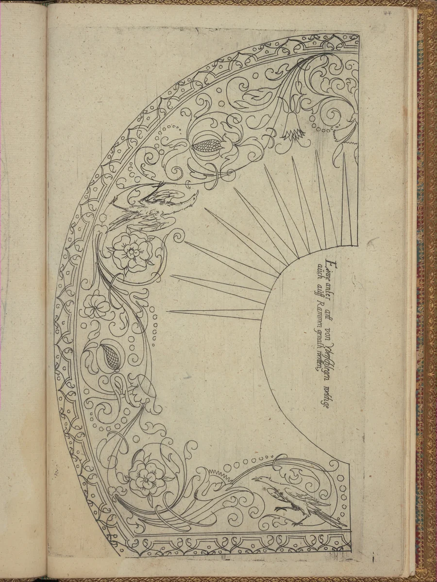 New Modelbüch (Page 44r) by Andreas Bretschneider, book, 1615