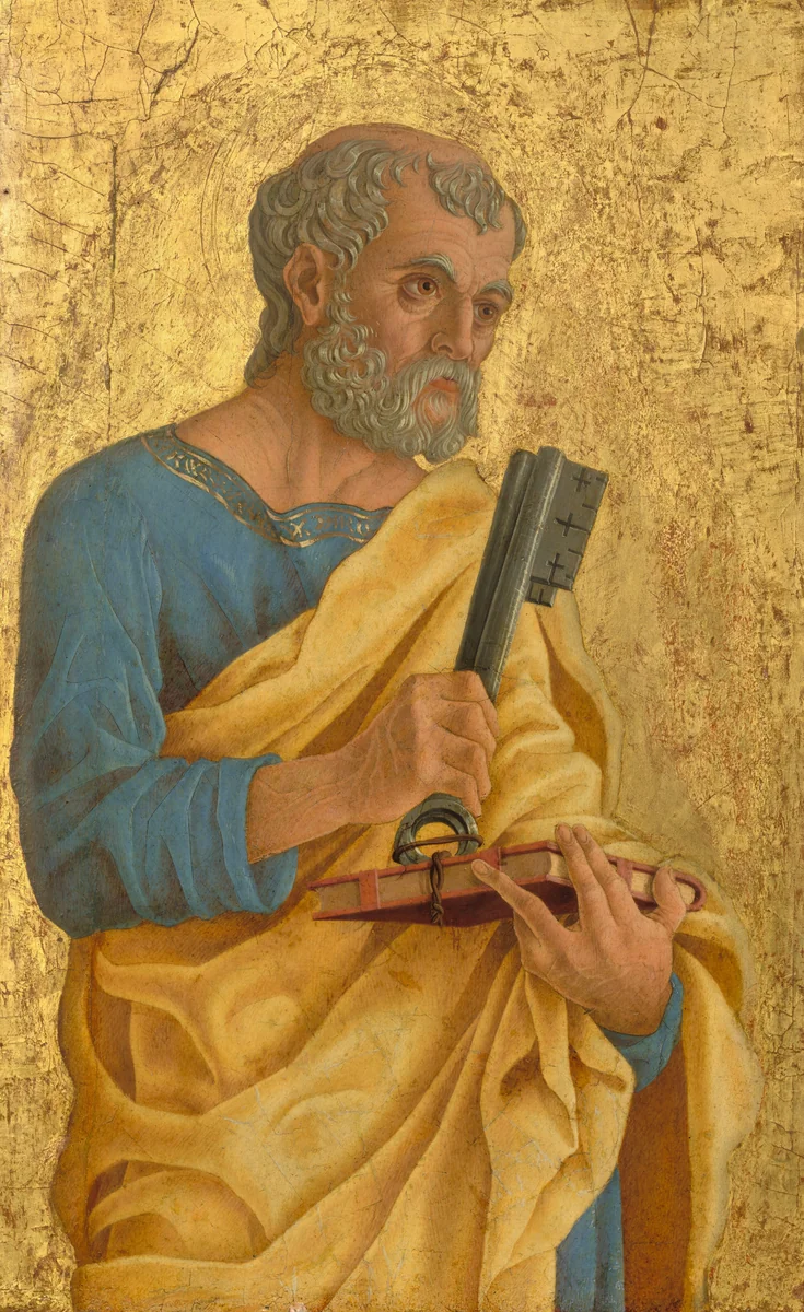 Saint Peter by Marco Zoppo, painting, 1468