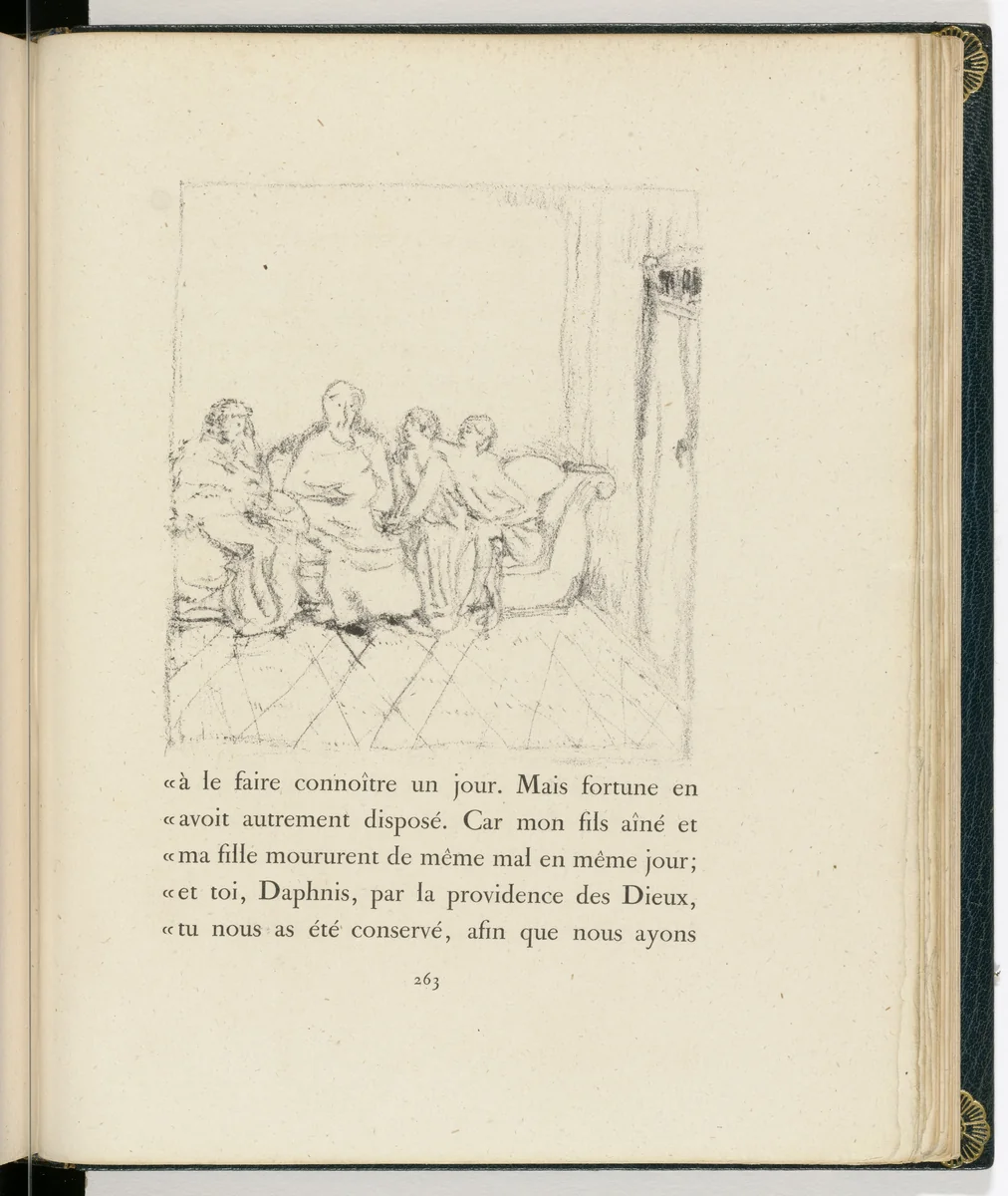 In-text plate (page 263) from Daphnis et Chloé by Pierre Bonnard, illustrated book, 1902
