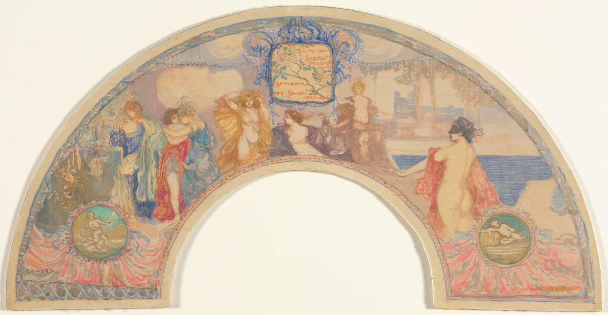 Souvenir of Seville by Charles Conder, drawing, 1905