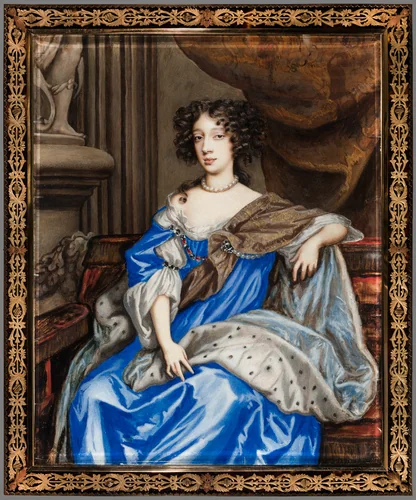 Portrait of Mary of Modena by Nicholas Dixon, painting, 1668-1678