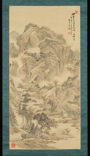 Autumn in Myriad Valleys by Kodama Katei, painting, 1898