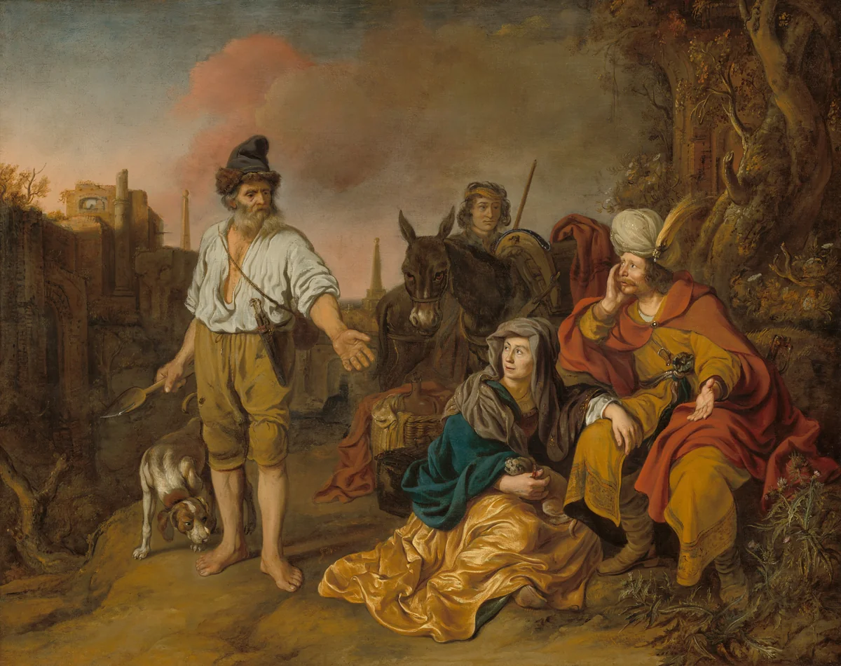 The Levite at Gibeah by Gerbrand van den Eeckhout, painting, 1640-1644
