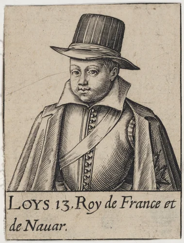 Louis XIII, King of France by Unknown 19th Century, print, 1800-1899