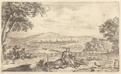 Summer by Conrad Meyer, print, 1647