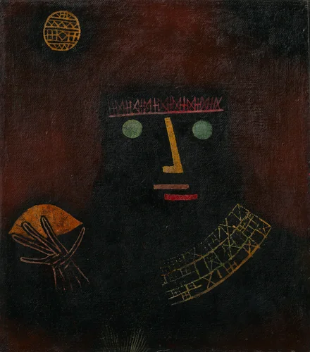 Schwarzer Fürst,1927 by Paul Klee, painting