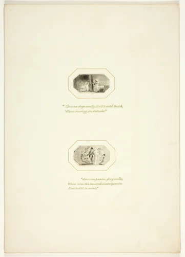 Study for a plate from The Task by Thomas Stothard, drawing, 1795-1805