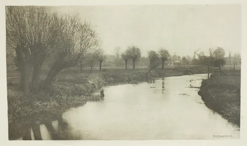 Stanstead from the Lea by Peter Henry Emerson, print, 1880-1888