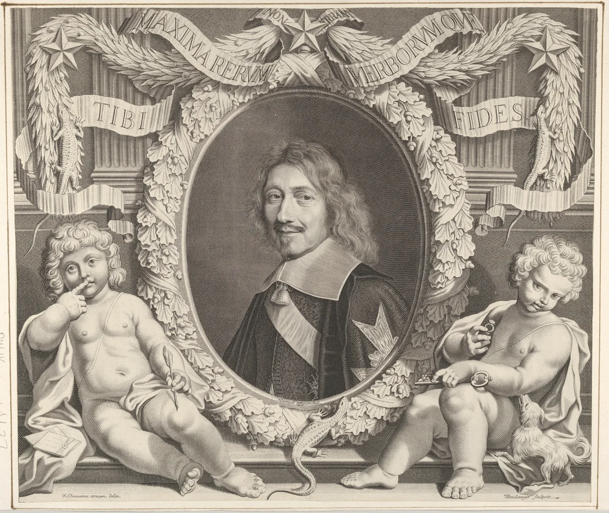 Chancelier Michel IV Le Tellier by Robert Nanteuil, print, 1657-1667