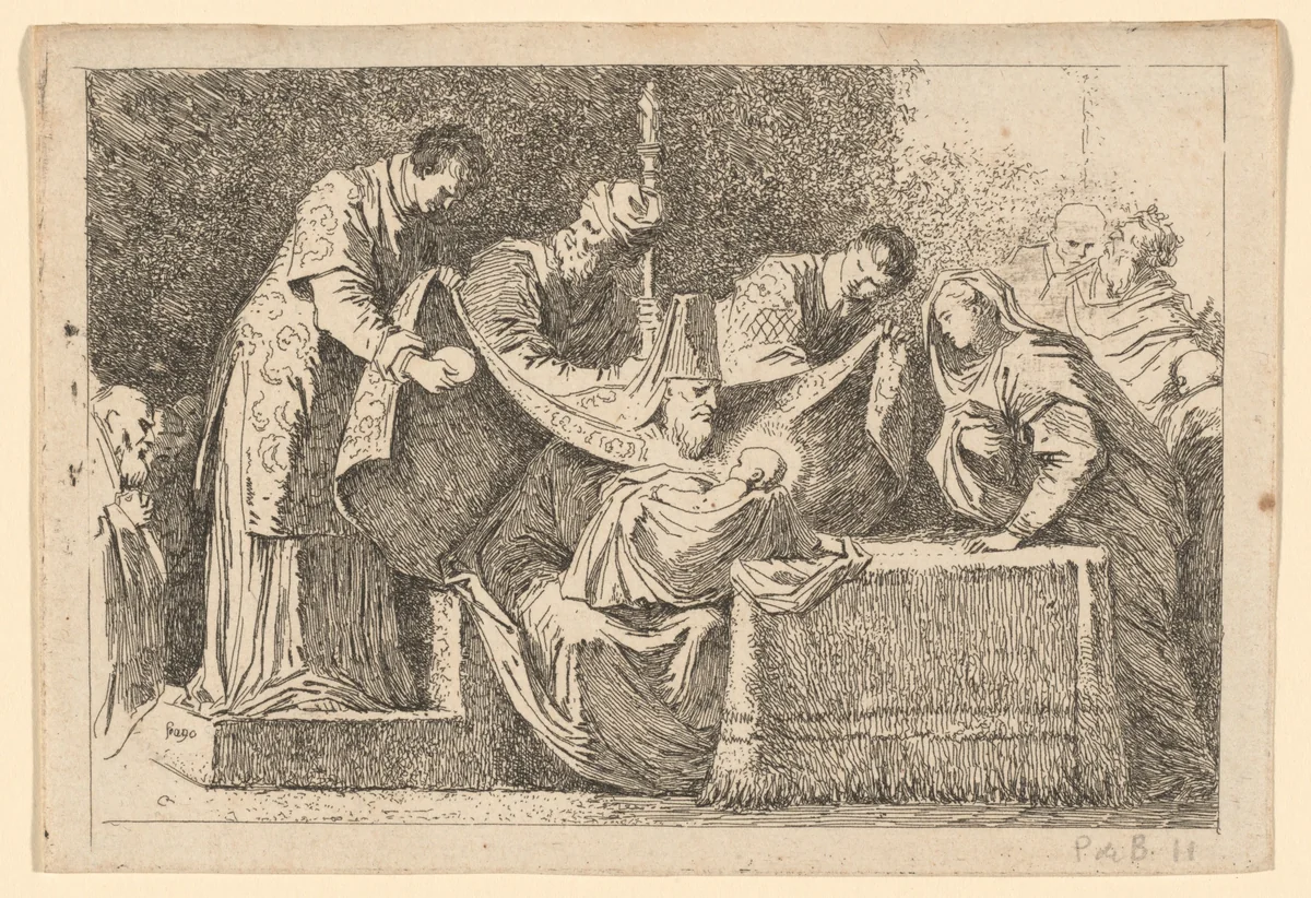 The Circumcision by Jean Honoré Fragonard
Jacopo Tintoretto, print, 1763-1764