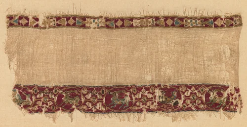 Fragment of a Tiraz-Style Textile by Unknown, textile, 1080-1099