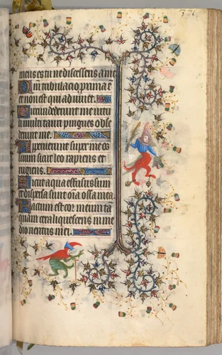 Hours of Charles the Noble, King of Navarre (1361-1425): fol. 181r, Text by Master of the Brussels Initials and Associates, book, 1400-1410