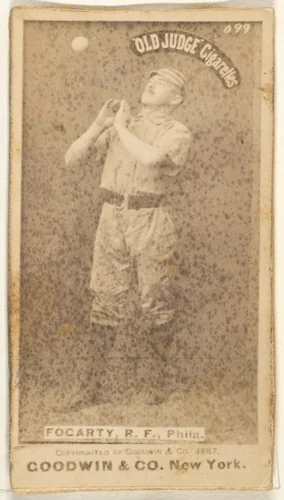 James G. Fogarty, Right Field, Philadelphia, from the Old Judge series (N172) for Old Judge Cigarettes by Goodwin & Company, photograph, 1887