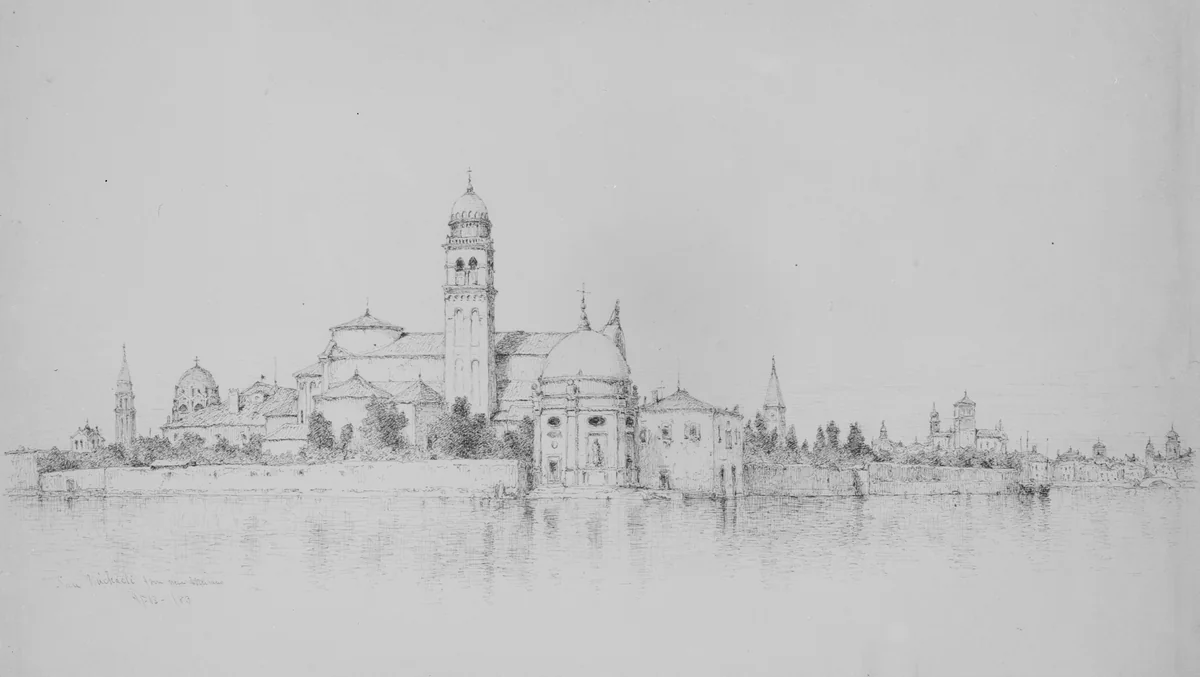 San Michaeli, Venice by Andrew Fisher Bunner, artwork, 1883