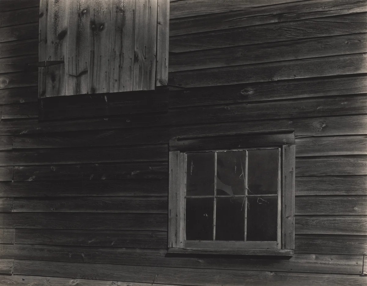 Barn—Lake George by Alfred Stieglitz, photograph, 1922