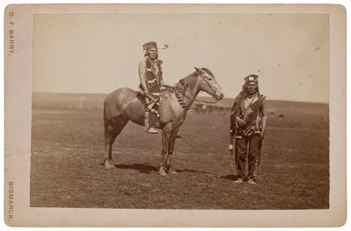 Sioux Scouts, North Dakota by David Francis Barry, photograph, 1865-1875