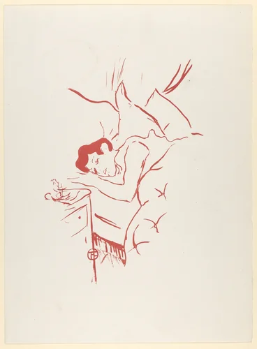 Your Mouth (from Les Vieilles Histoires) by Henri de Toulouse-Lautrec, print, 1893