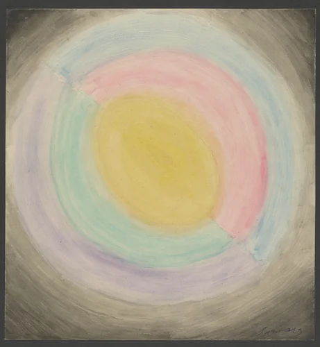 Colored Rhythm: Study for the Film by Léopold Survage, drawing, 1913