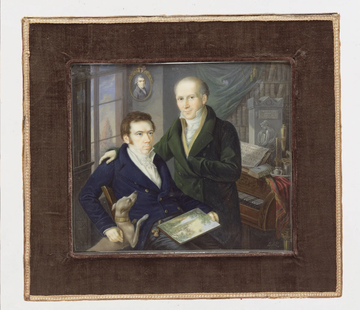 Joseph and Karl August von Klein by Heinrich Franz Schalck, other, 1810-1815