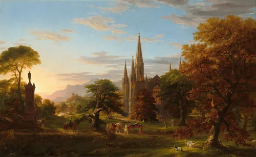 The Return by Thomas Cole, painting, 1837