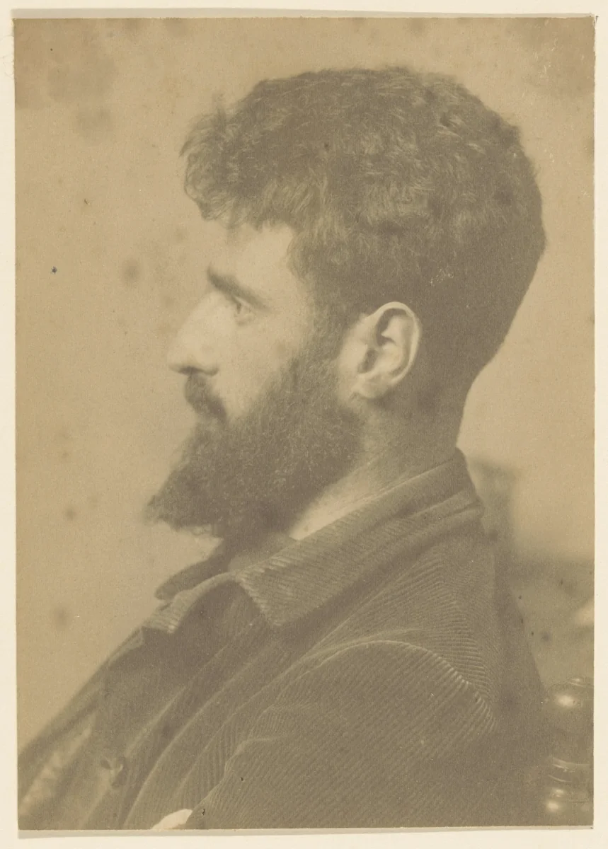 Portret van Emanuel van Beever by anonymous, photograph, 1895-1905