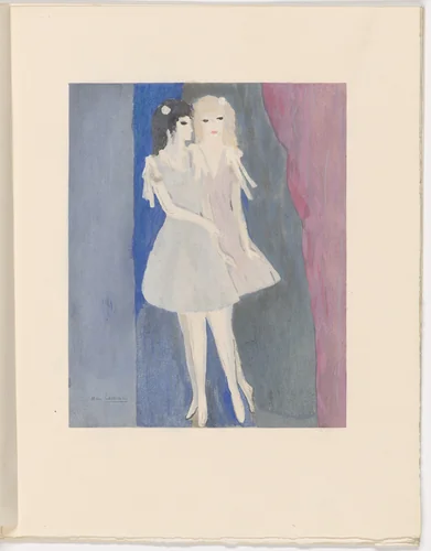 Plate (folio 31) from Les Biches, vol. I by Marie Laurencin, illustrated book, 1924
