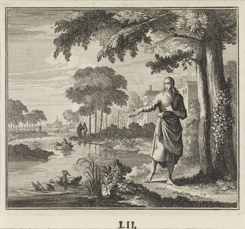 Embleem: warm weer by Caspar Luyken, print, 1695-1705