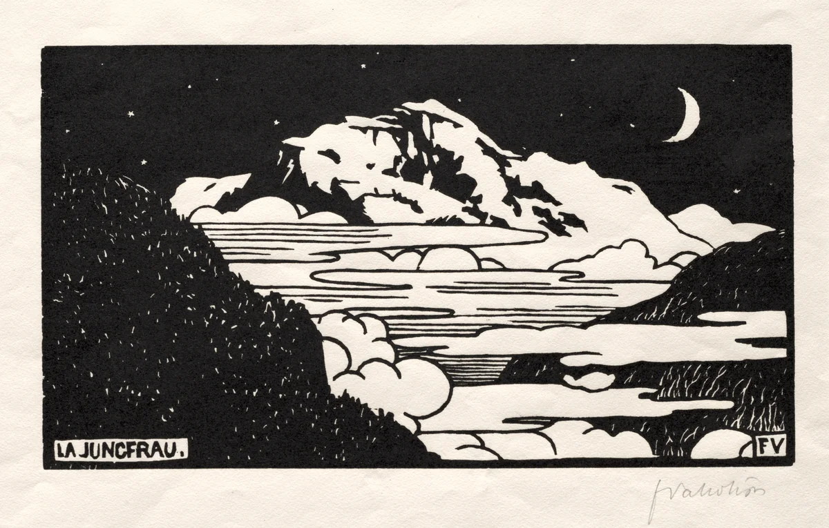 The Jungfrau by Félix Vallotton, print, 1892