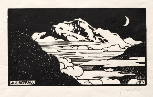 The Jungfrau by Félix Vallotton, print, 1892
