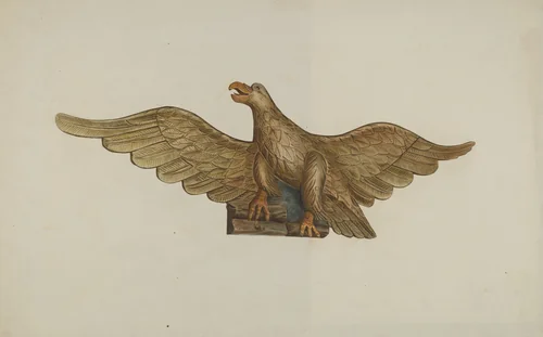 Eagle by John Davis, index of american design, 1935-1942