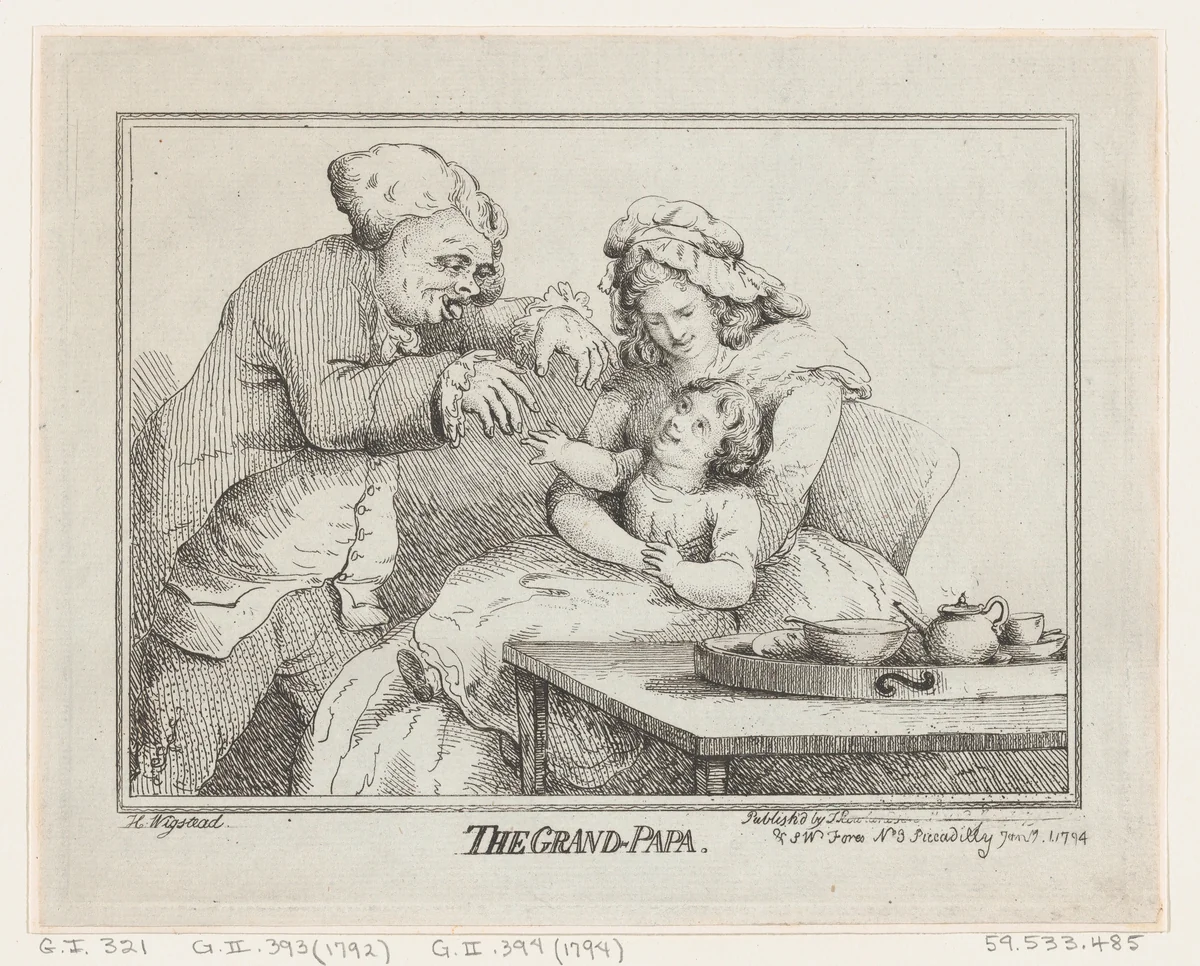 The Grand-Papa by Thomas Rowlandson, print, 1794