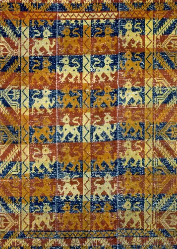 Carpet by Spain, Las Alpujarras, textile, 1775-1800