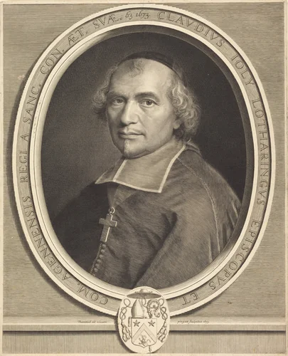 Claude Joly by Robert Nanteuil, print, 1673