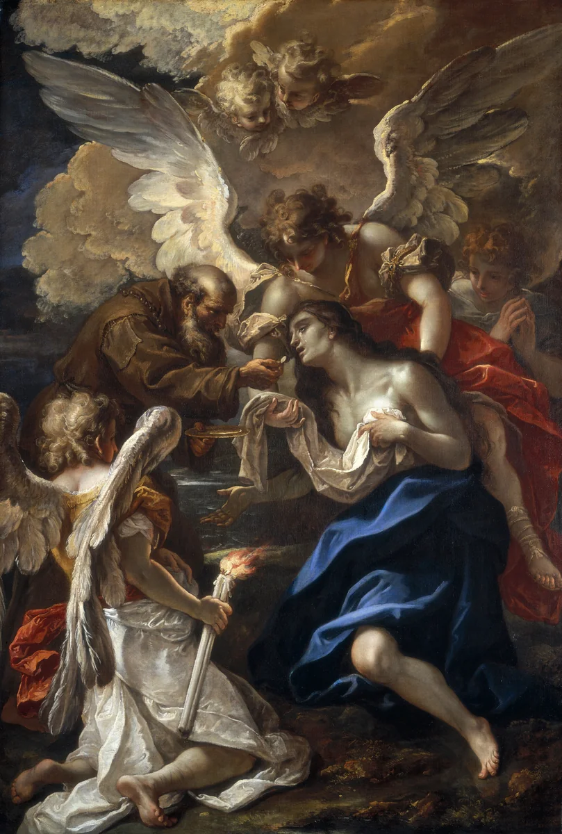 The Last Communion of Saint Mary of Egypt by Sebastiano Ricci, painting, 1695