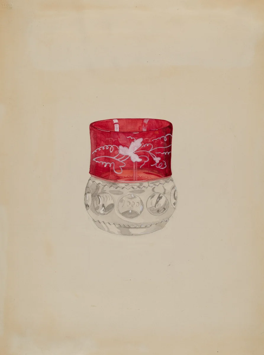 Tumbler by Katherine Hastings, index of american design, 1936