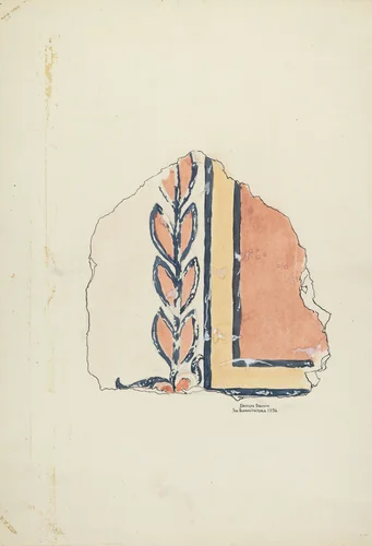 Wall Painting by Dayton Brown, index of american design, 1936