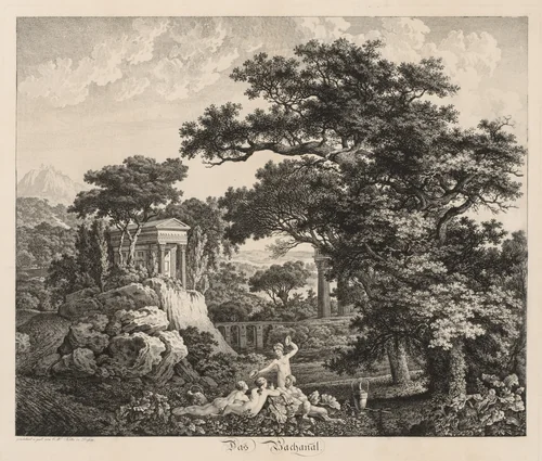 Das Bachanal by Carl Wilhelm Kolbe, print