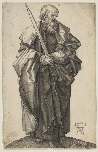 Saint Simon by Albrecht Dürer, print, 1523
