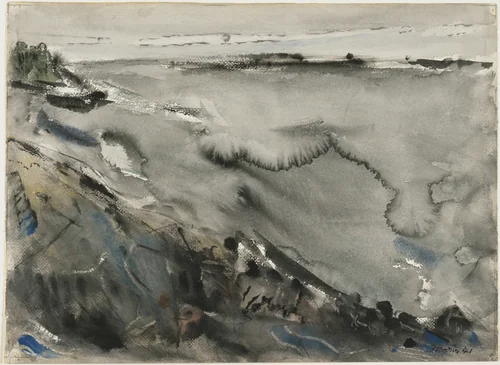 Movement: Sky and Grey Sea by John Marin, drawing, 1941