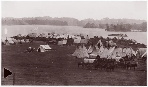 Belle Plain, Virginia by James Gardner, photograph, 1864