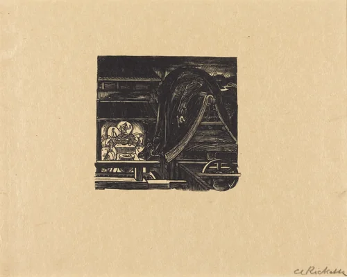 Deluge (Inondation) by Charles Ricketts, print, 1894