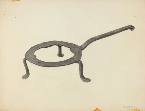 Trivet by Mildred Ford, index of american design, 1939